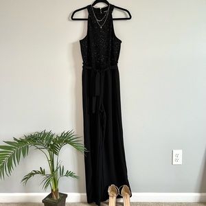 CHARLOTTE RUSSE Formal Jumpsuit in Black